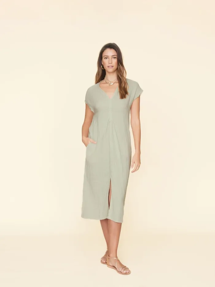 Aqua Grey Drue Dress Women Dresses XRENA