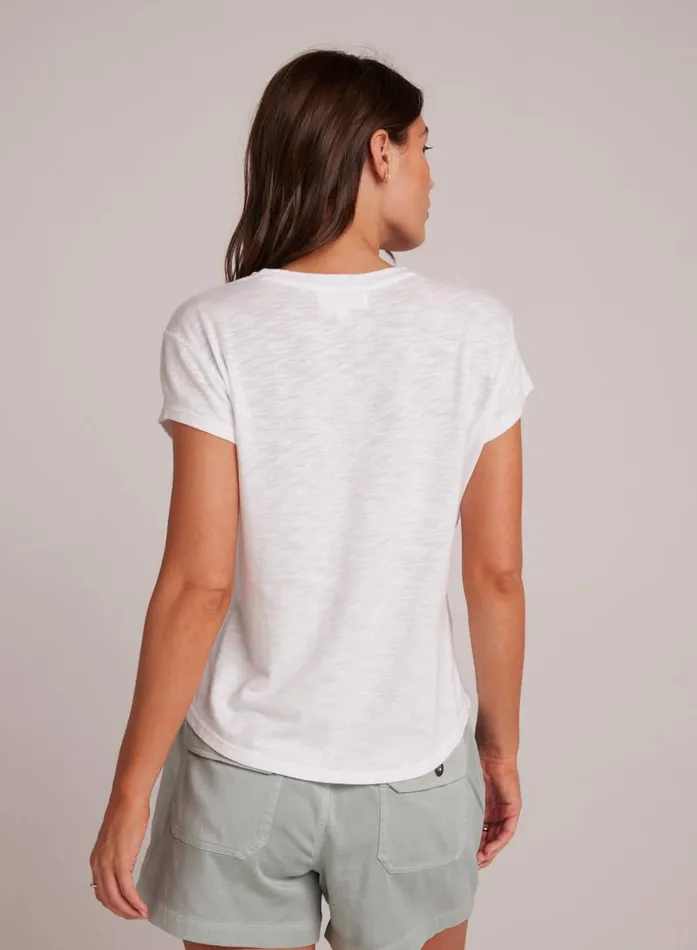 Baby Crew Tee 8211 White Women Bella Dahl Short Sleeve Baby Crew Tee 8211 White Women Bella Dahl Short Sleeve