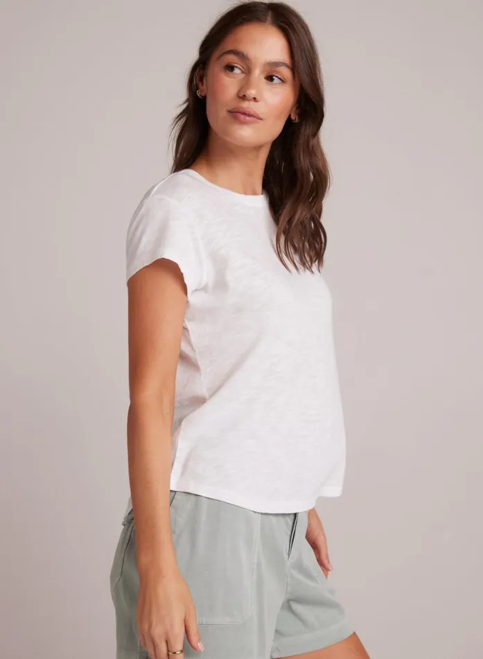 Baby Crew Tee 8211 White Women Bella Dahl Short Sleeve Baby Crew Tee 8211 White Women Bella Dahl Short Sleeve