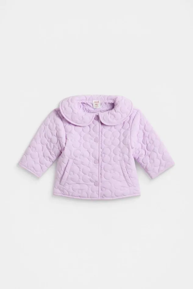 Baby Jackets and Vests Seed Heritage Quilted Jacket Soft Lilac