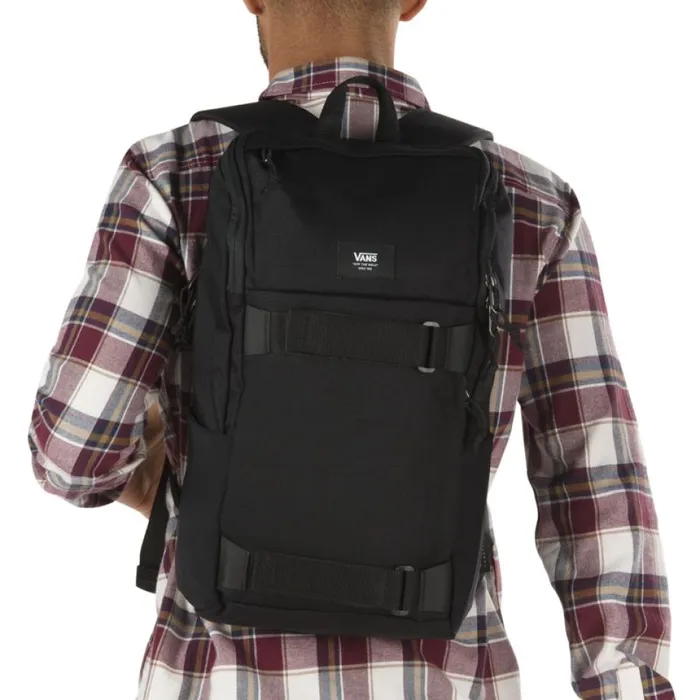 Backpacks and Bags Vans MenWomen Obstacle Skatepack Black Ripstop