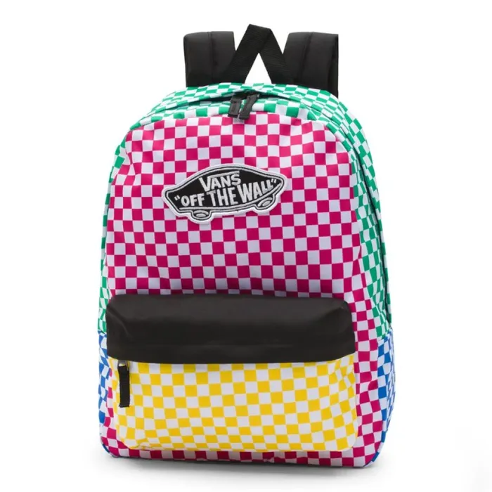 Backpacks and Bags Vans MenWomen Realm Printed Backpack Checker Block