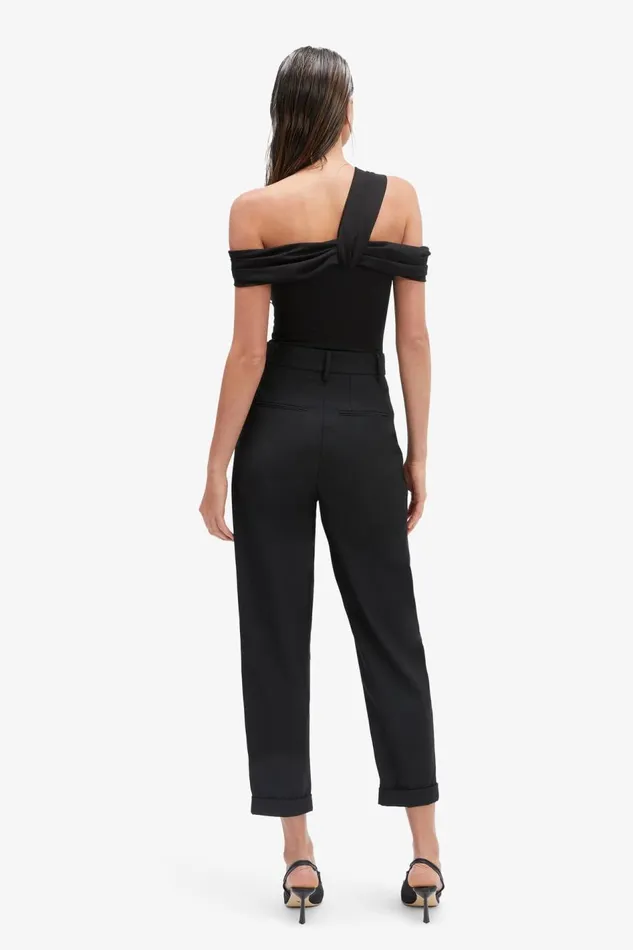 Bardot Bodysuits Women Arie Knit Bodysuit In Black Black Bardot Bodysuits Women Arie Knit Bodysuit In Black Black
