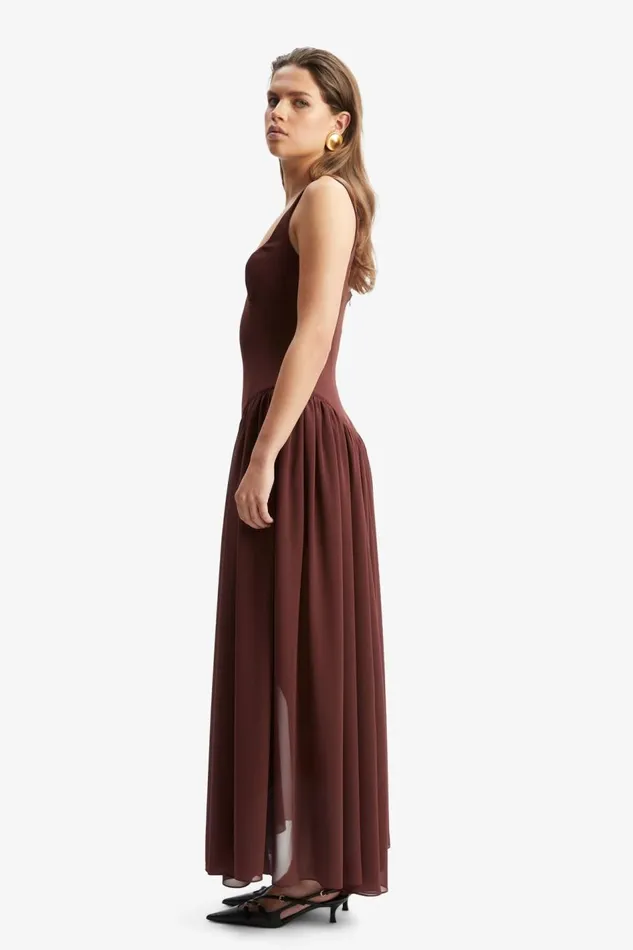 Bardot Day To Night Dresses Women Briann Maxi Dress In Chocolate Chocolate Bardot Day To Night Dresses Women Briann Maxi Dress In Chocolate Chocolate