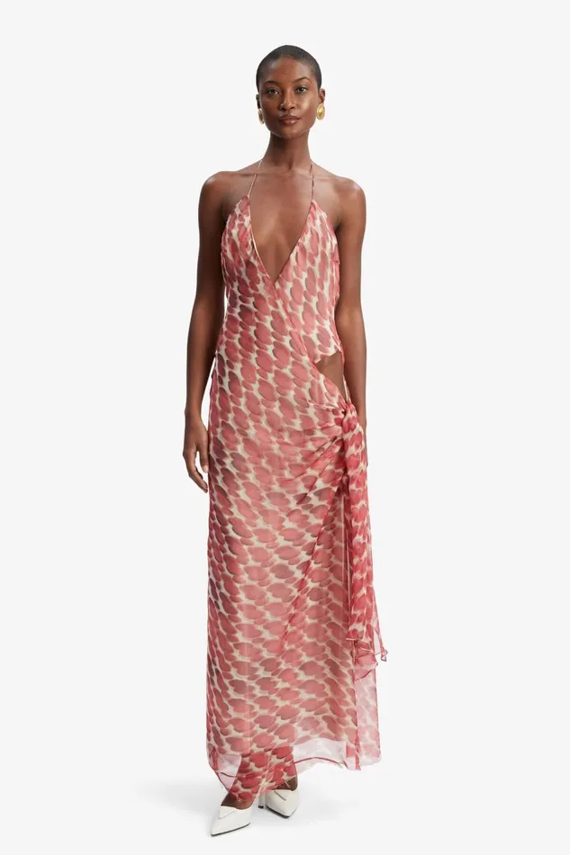 Bardot Day To Night Dresses Women Cyrel Printed Maxi Dress In Red Spot Red Spot Bardot Day To Night Dresses Women Cyrel Printed Maxi Dress In Red Spot Red Spot