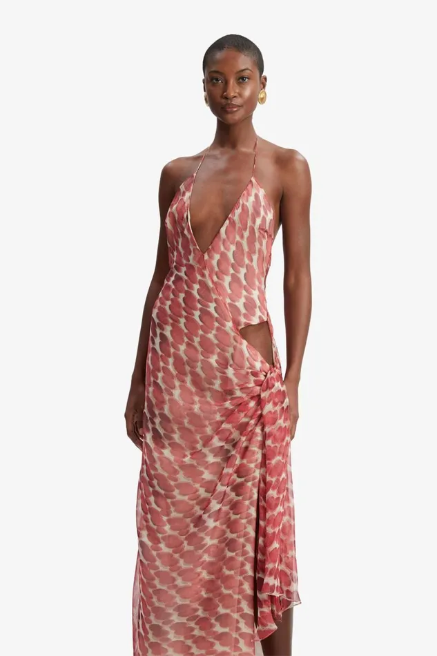 Bardot Day To Night Dresses Women Cyrel Printed Maxi Dress In Red Spot Red Spot Bardot Day To Night Dresses Women Cyrel Printed Maxi Dress In Red Spot Red Spot