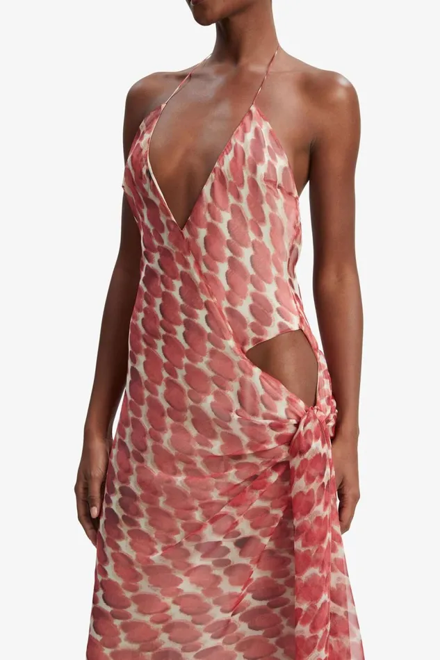 Bardot Day To Night Dresses Women Cyrel Printed Maxi Dress In Red Spot Red Spot Bardot Day To Night Dresses Women Cyrel Printed Maxi Dress In Red Spot Red Spot
