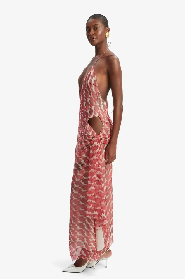 Bardot Day To Night Dresses Women Cyrel Printed Maxi Dress In Red Spot Red Spot Bardot Day To Night Dresses Women Cyrel Printed Maxi Dress In Red Spot Red Spot