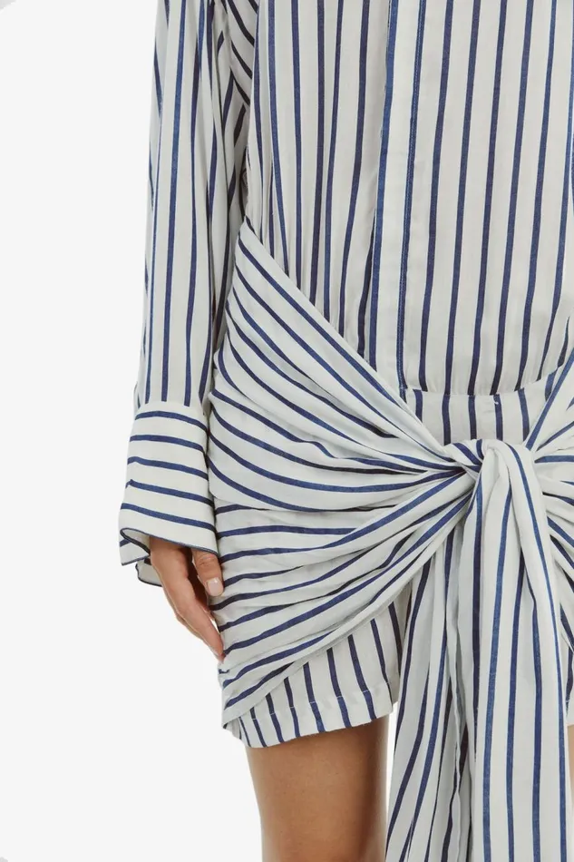Bardot Day To Night Dresses Women Malira Shirt Dress In Navywhite Navywhite Bardot Day To Night Dresses Women Malira Shirt Dress In Navywhite Navywhite