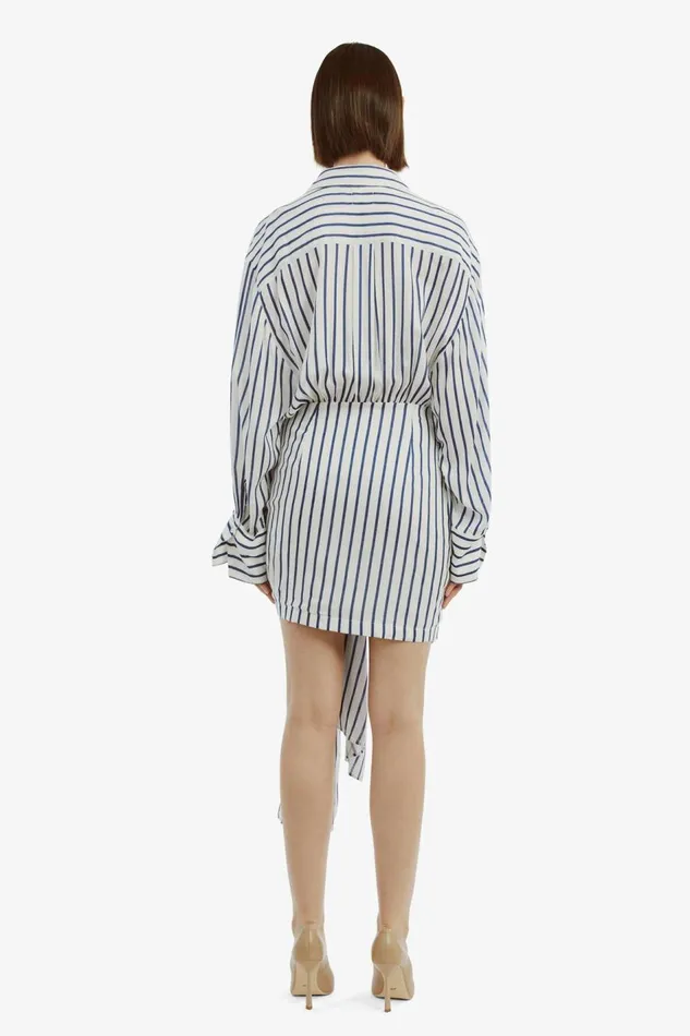 Bardot Day To Night Dresses Women Malira Shirt Dress In Navywhite Navywhite Bardot Day To Night Dresses Women Malira Shirt Dress In Navywhite Navywhite