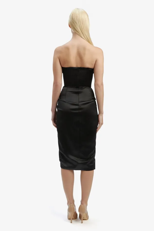 Bardot Occasion Dresses Women Jamila Corset Dress In Black Black Bardot Occasion Dresses Women Jamila Corset Dress In Black Black