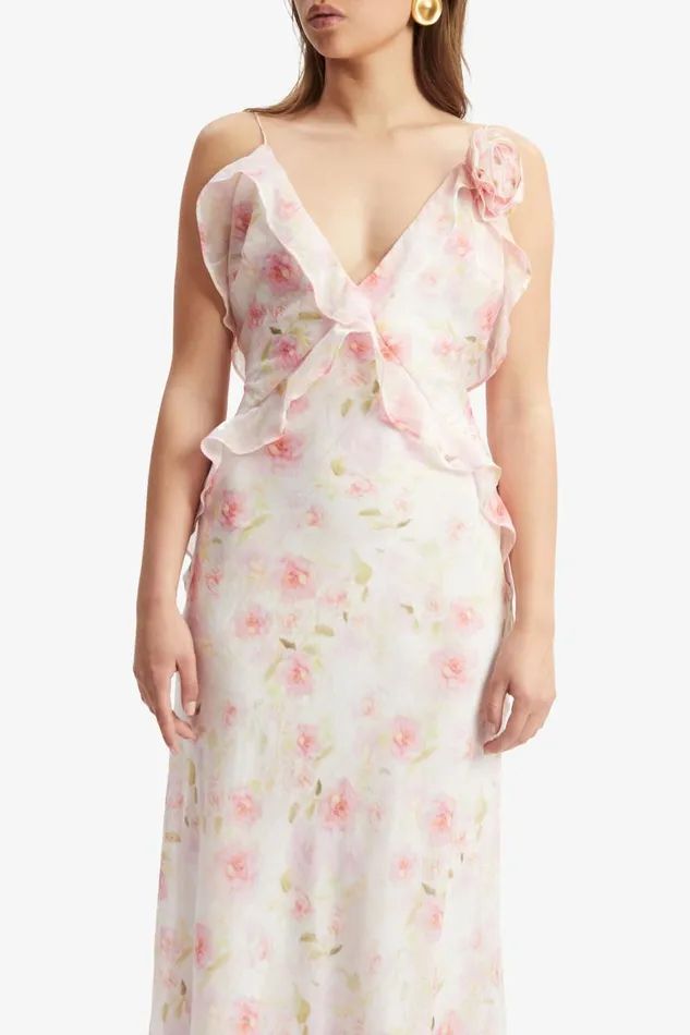Bardot Occasion Dresses Women Olea Floral Maxi Dress In Pink Flora Pink Flora Bardot Occasion Dresses Women Olea Floral Maxi Dress In Pink Flora Pink Flora