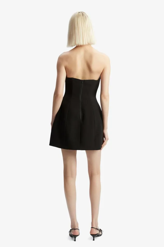 Bardot Party Dresses Women Karoline Hourglass Mini Dress In Black Black Bardot Party Dresses Women Karoline Hourglass Mini Dress In Black Black