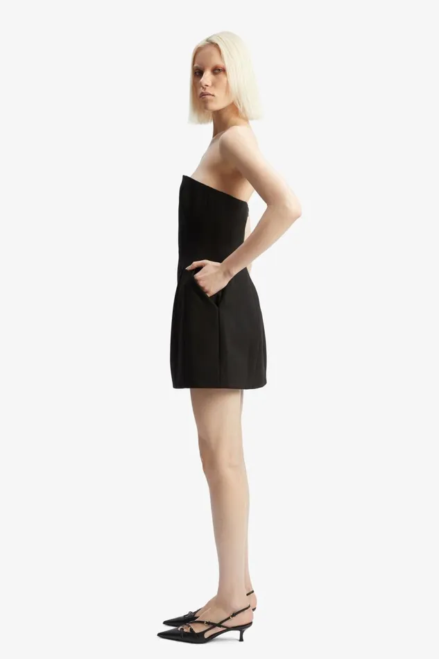 Bardot Party Dresses Women Karoline Hourglass Mini Dress In Black Black Bardot Party Dresses Women Karoline Hourglass Mini Dress In Black Black
