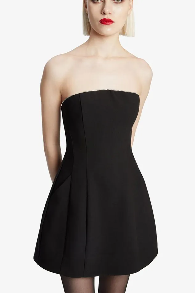 Bardot Party Dresses Women Karoline Trim Hourglass Dress In Black Black Bardot Party Dresses Women Karoline Trim Hourglass Dress In Black Black