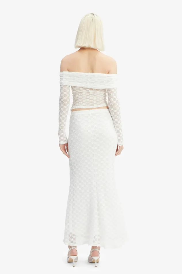 Bardot Party Tops Women Adoni Off The Shoulder Top In Orchid White Orchid White Bardot Party Tops Women Adoni Off The Shoulder Top In Orchid White Orchid White
