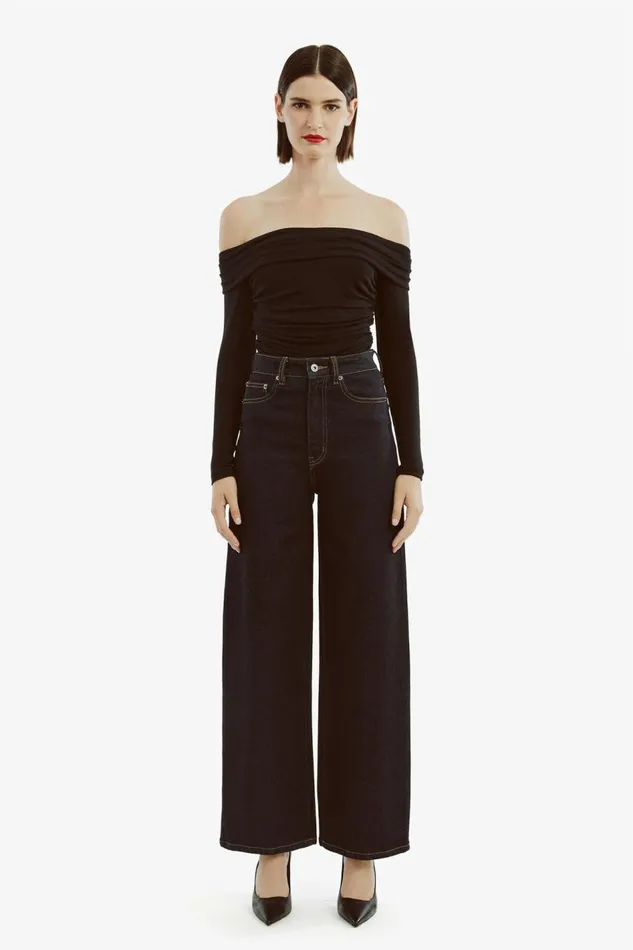 Bardot Party Tops Women Elsa Off The Shoudler Top In Black Black Bardot Party Tops Women Elsa Off The Shoudler Top In Black Black