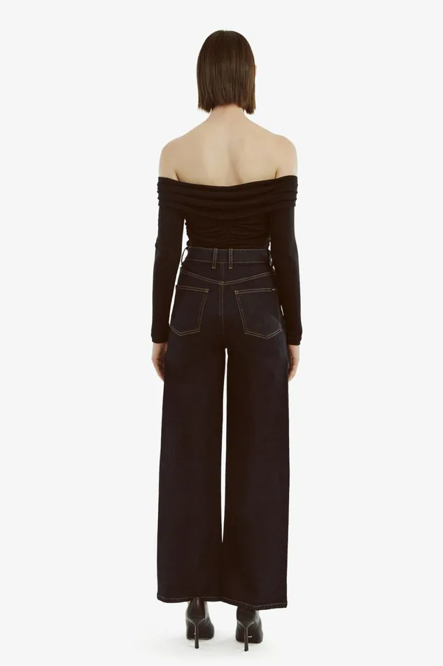 Bardot Party Tops Women Elsa Off The Shoudler Top In Black Black Bardot Party Tops Women Elsa Off The Shoudler Top In Black Black