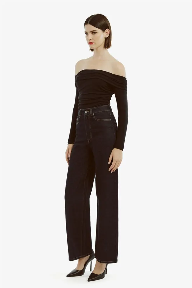 Bardot Party Tops Women Elsa Off The Shoudler Top In Black Black Bardot Party Tops Women Elsa Off The Shoudler Top In Black Black