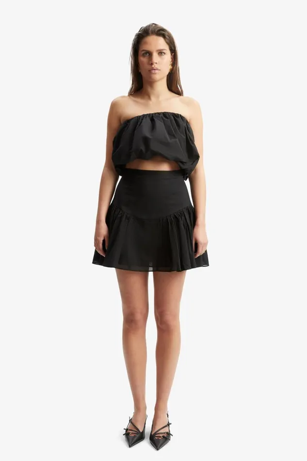 Bardot Party Tops Women Lissett Poplin Balloon Top In Black Black Bardot Party Tops Women Lissett Poplin Balloon Top In Black Black