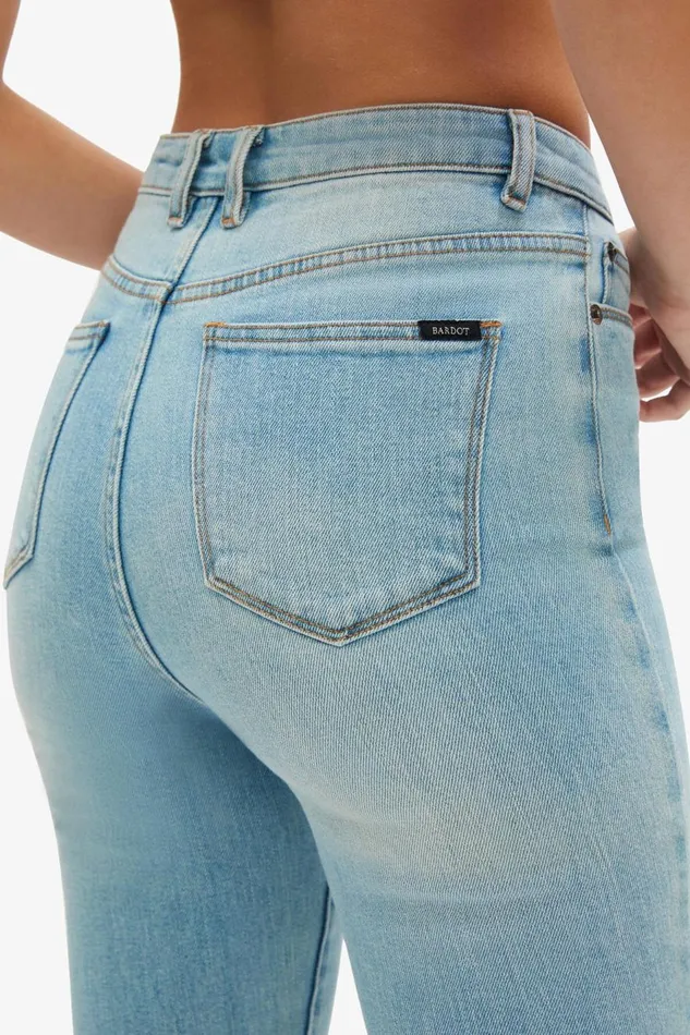 Bardot Skinny Jean Women Khloe Super High Tall Jeans In Mid Blue Mid Blue Bardot Skinny Jean Women Khloe Super High Tall Jeans In Mid Blue Mid Blue