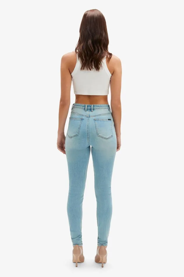 Bardot Skinny Jean Women Khloe Super High Tall Jeans In Mid Blue Mid Blue Bardot Skinny Jean Women Khloe Super High Tall Jeans In Mid Blue Mid Blue
