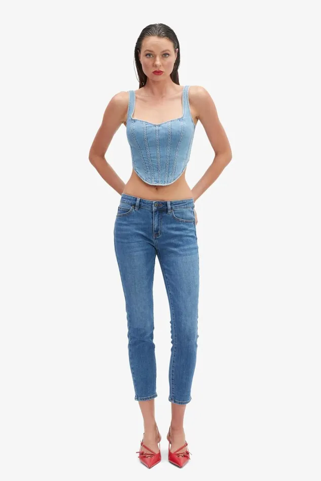 Bardot Skinny Jean Women Knox Skinny Cropped Jeans In Vintage Vintage Bardot Skinny Jean Women Knox Skinny Cropped Jeans In Vintage Vintage