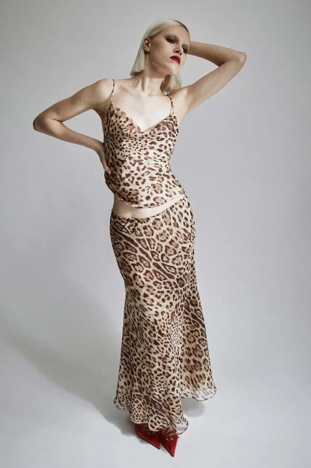 Bardot Skirts Women Monroe Maxi Skirt In Brown Leopard Brown Leopard