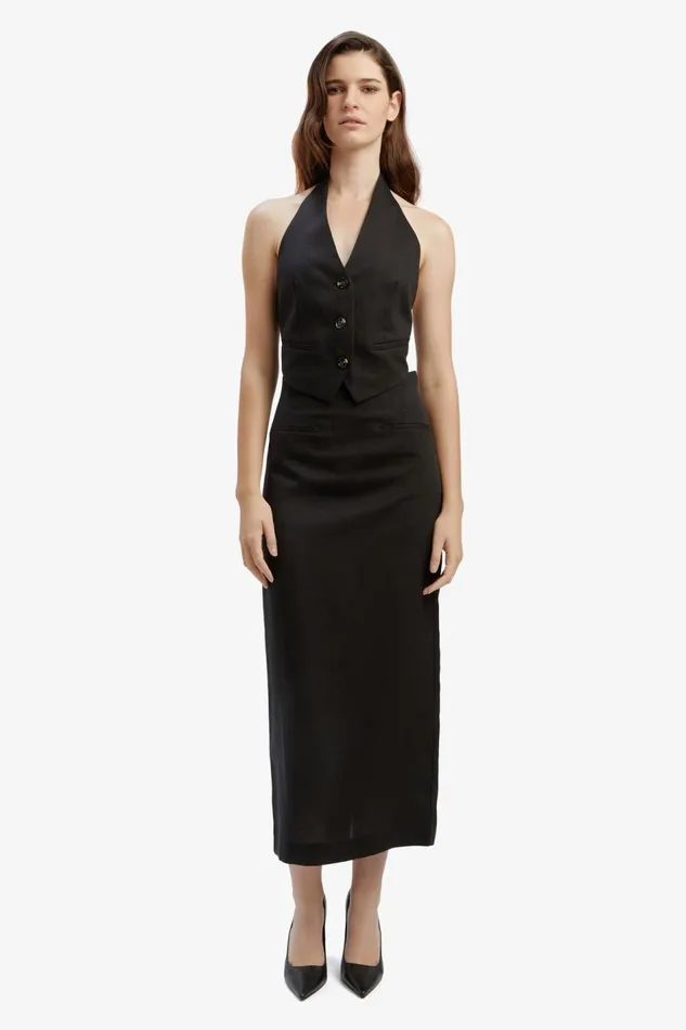 Bardot Skirts Women Rhee Midi Skirt In Black Black Bardot Skirts Women Rhee Midi Skirt In Black Black