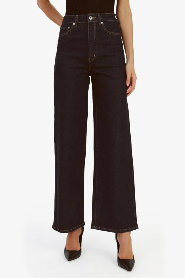 Bardot Wide Jean Women Heidi Wide Leg Jean In Dark Dark Bardot Wide Jean Women Heidi Wide Leg Jean In Dark Dark