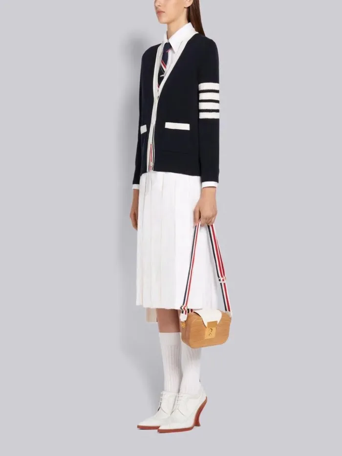 Beige Oak Wood Mrs Thom Camera Bag Natural Women Thom Browne Crossbody Bags