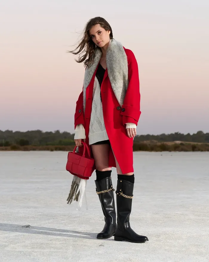 Belle and Bloom Rumour Has It Oversized Wool Blend Coat 8211 Red Women Coats and Jackets Belle and Bloom Rumour Has It Oversized Wool Blend Coat 8211 Red Women Coats and Jackets