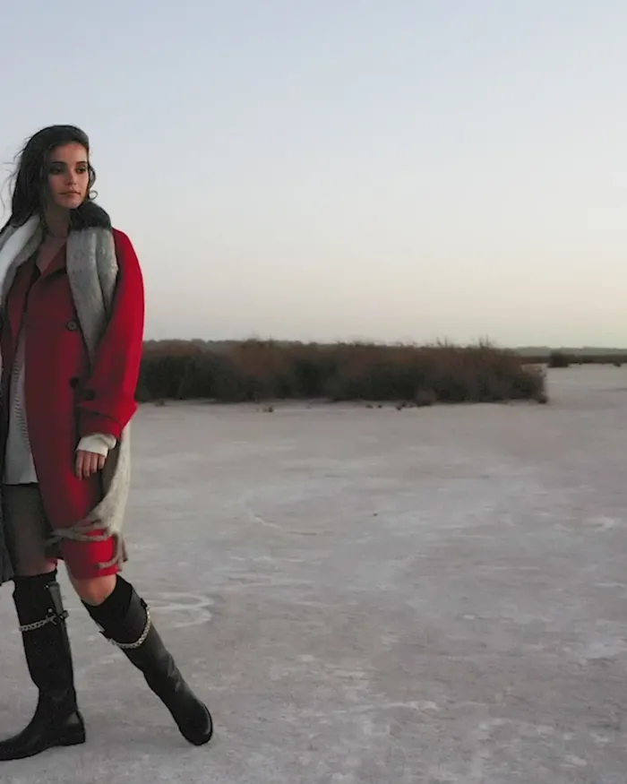 Belle and Bloom Rumour Has It Oversized Wool Blend Coat 8211 Red Women Coats and Jackets