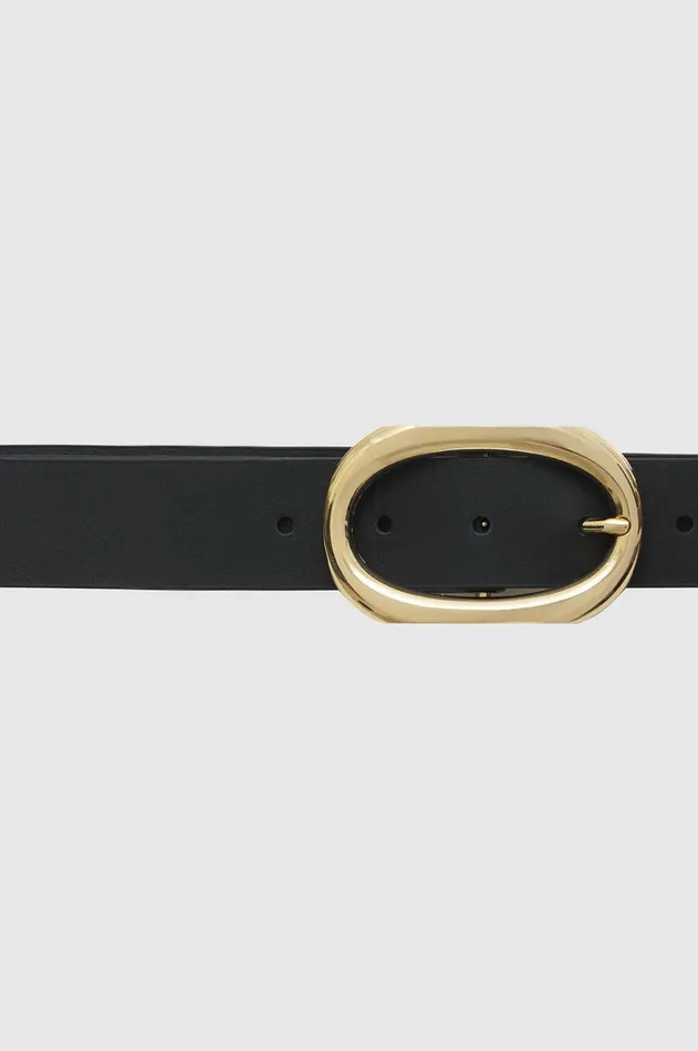 Belts Women ANINE BING Signature Link Belt In Black ANINE BING