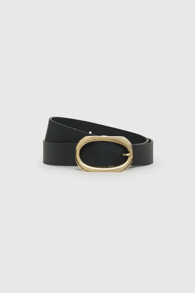 Belts Women ANINE BING Signature Link Belt In Black ANINE BING
