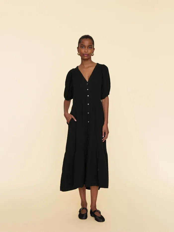 Black Lennox Dress Dresses XRENA Women