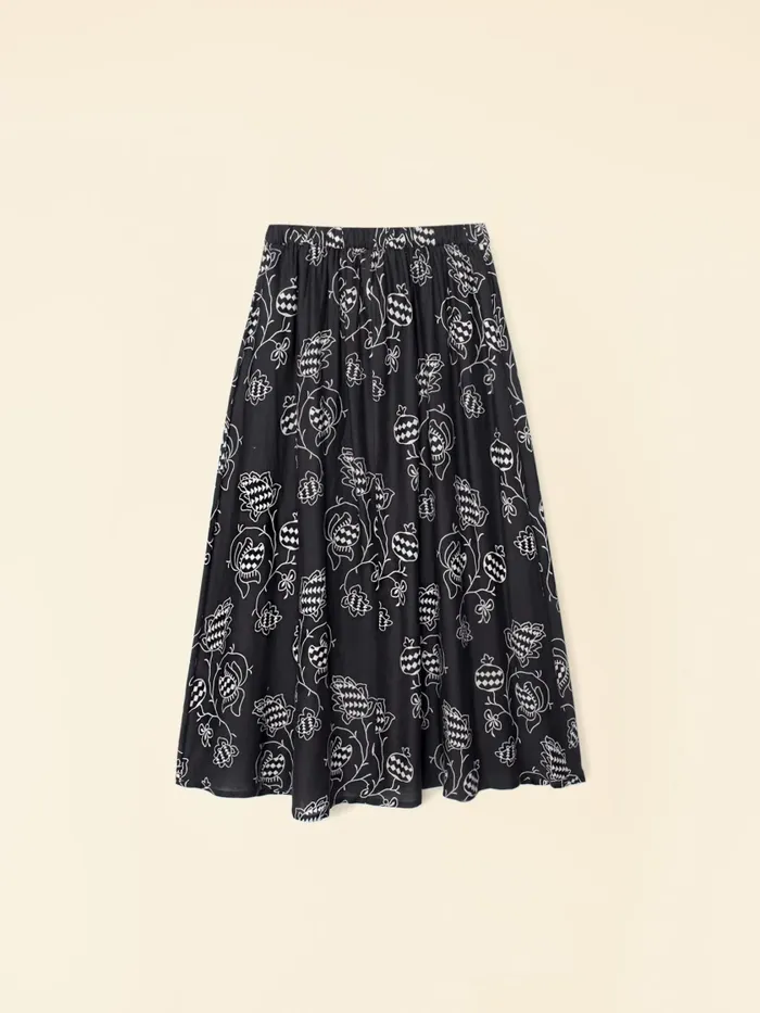 Black Pom Satine Skirt Women Skirts XRENA Black Pom Satine Skirt Women Skirts XRENA