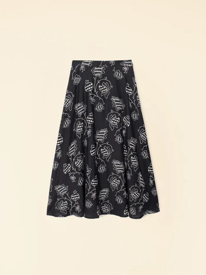 Black Pom Satine Skirt Women Skirts XRENA Black Pom Satine Skirt Women Skirts XRENA