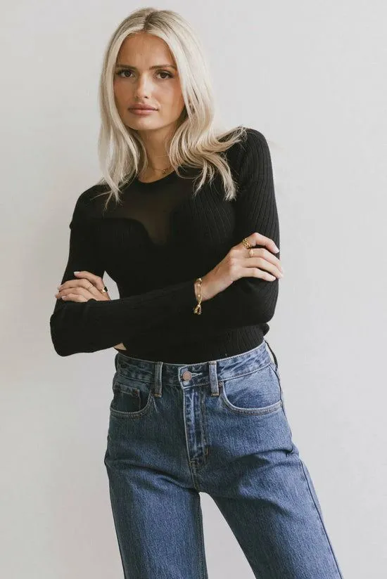 Bohme Alder Sweater In Black Black Women Blouses