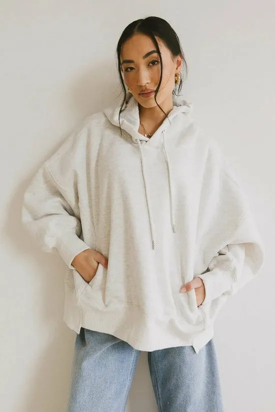 Bohme Andie Oversized Hoodie In Grey Grey Women Sweaters