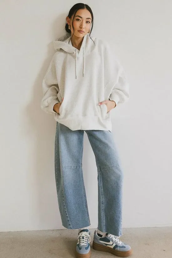 Bohme Andie Oversized Hoodie In Grey Grey Women Sweaters