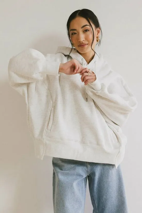 Bohme Andie Oversized Hoodie In Grey Grey Women Sweaters
