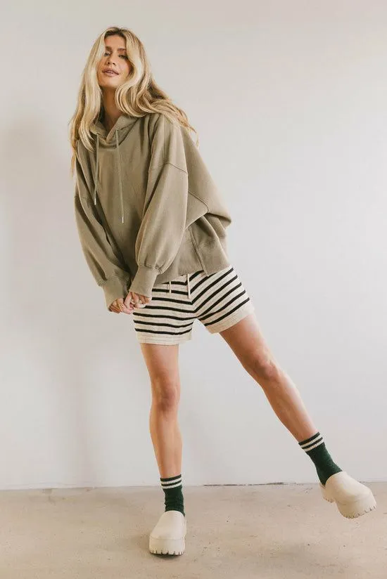Bohme Andie Oversized Hoodie In Sage Sage Women Sweaters