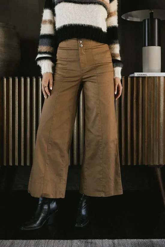 Bohme Aspen Wide Leg Pants In Camel Camel Women All Bottoms