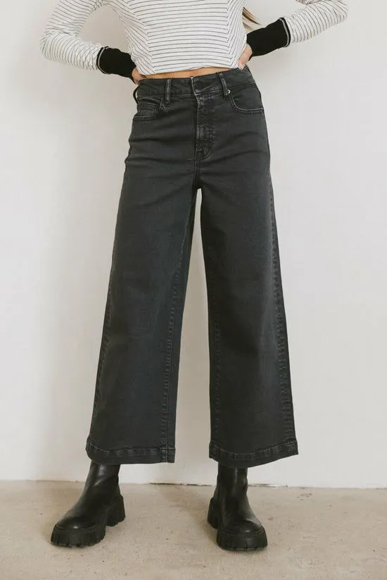 Bohme Atzi Wide Leg Jeans Charcoal Women All Bottoms