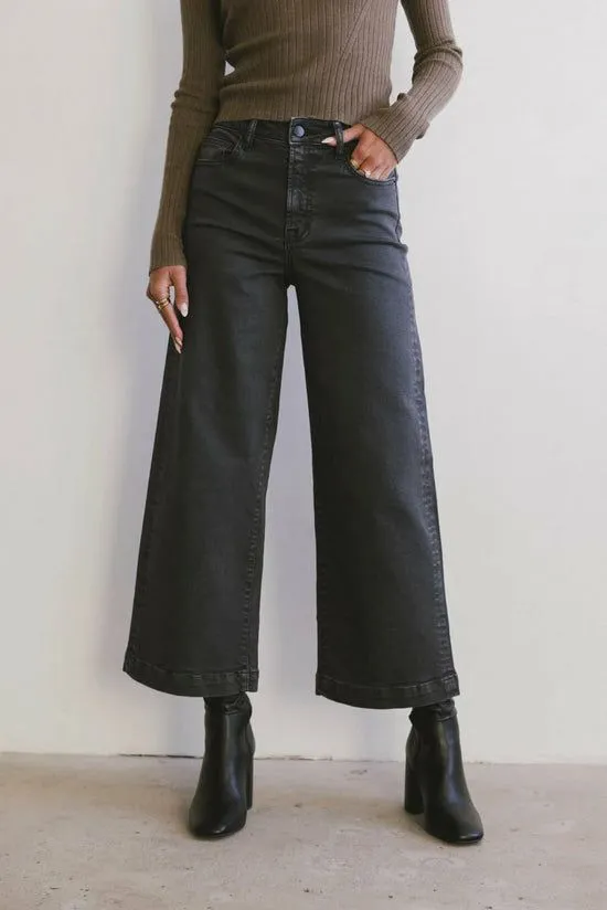 Bohme Atzi Wide Leg Jeans Charcoal Women All Bottoms