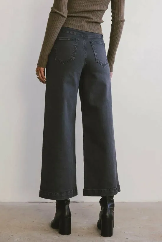 Bohme Atzi Wide Leg Jeans Charcoal Women All Bottoms