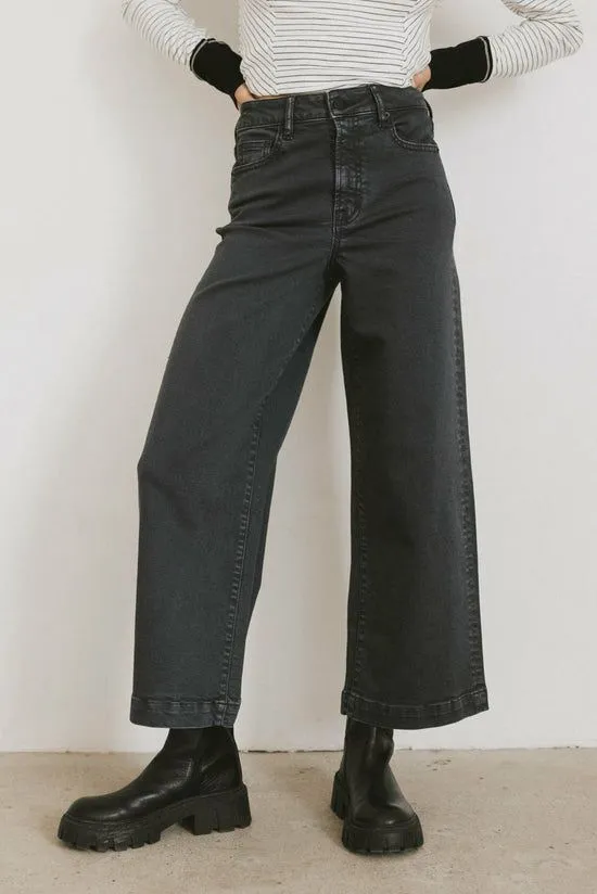 Bohme Atzi Wide Leg Jeans Charcoal Women All Bottoms
