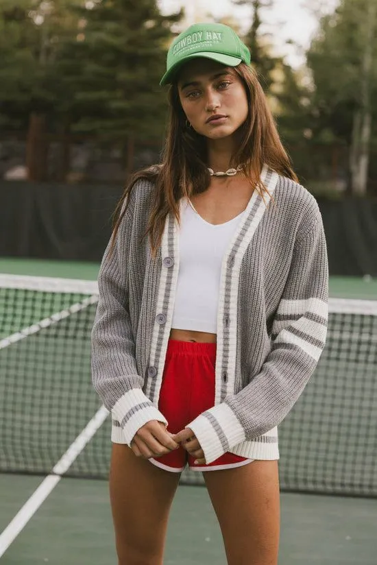 Bohme Aurelia Knit Cardigan In Grey Grey Women Cardigans