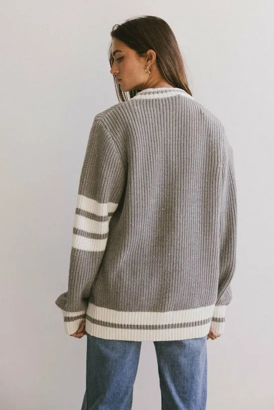 Bohme Aurelia Knit Cardigan In Grey Grey Women Cardigans